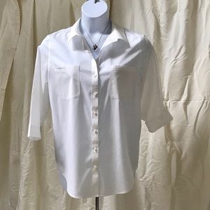 Chico’s White Button Down, Size 3